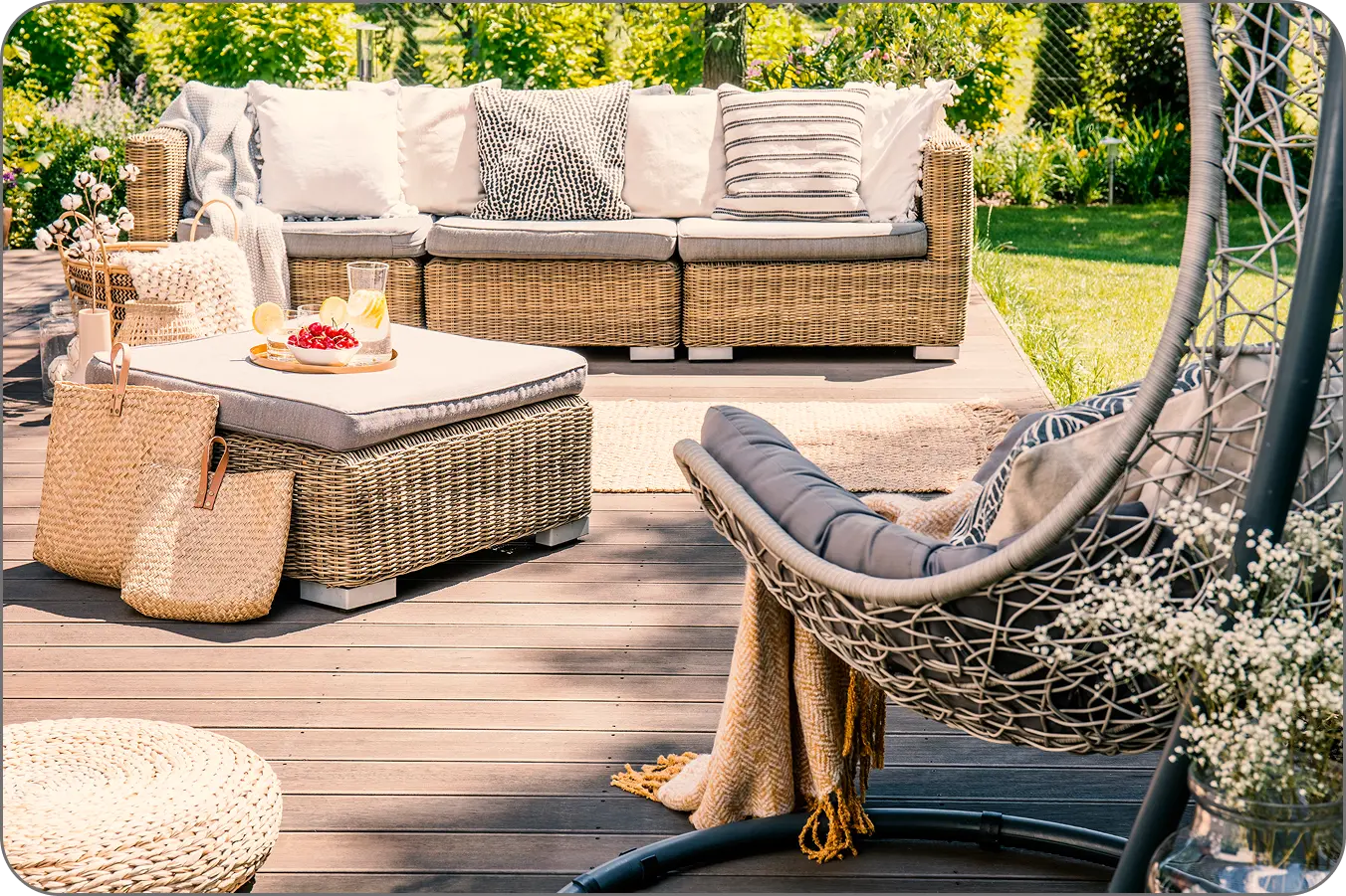 assembled patio furniture
